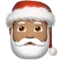 Santa Claus: Medium Skin Tone emoji on Apple iOS 10.0