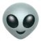 Alien emoji on Apple iOS 14.5