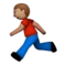 Person Running: Medium Skin Tone emoji on Apple iOS 9.1