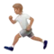 Person Running: Medium Skin Tone emoji on Apple iOS 14.5